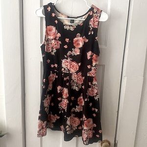 Forever 21 Floral Skater Dress (M)